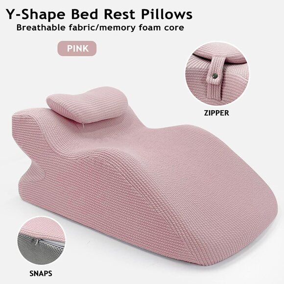 Triangle Back Cushion, Reading Pillow Backrest, Reading Wedge Pillow - Picture 4 of 16